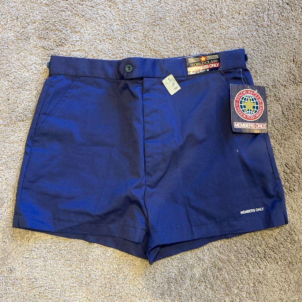 VINTAGE Member’s Only shorts with Tags